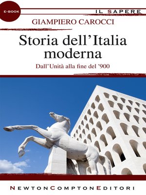 cover image of Storia dell'Italia moderna